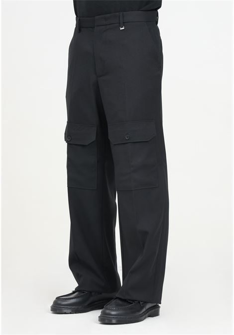 Pantalone casual nero da uomo con tasche IM BRIAN | PA3067009